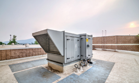 Commercial rooftop HVAC equipment